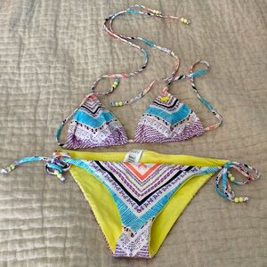 Roxy bathing suit, size M